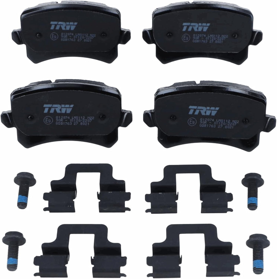 TRW GDB1763 Bremsbelagsatz, Scheibenbremse - (4-teilig) Single, Single