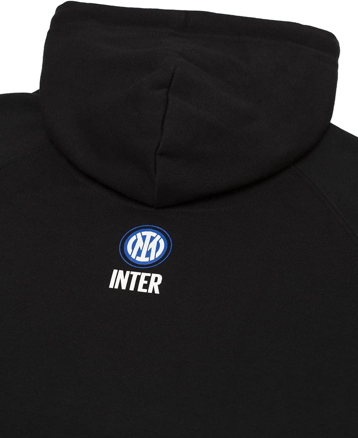 Inter Unisex New Logo Sweatshirt Kapuzenpullover XXL Schwarz, XXL Schwarz