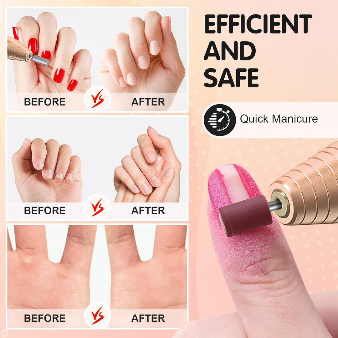 Firslee Elektrische Nagelfeile，USB Elektrische Nagelfräser für Acryl-Gel-Nägel, Elektrischer Nagelbo