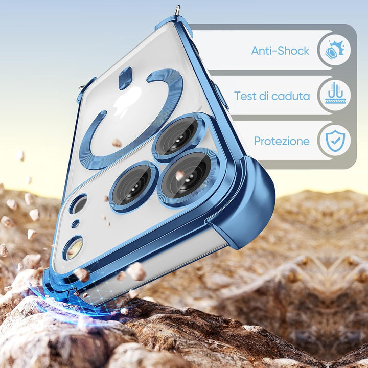 GOODVISH Handykette für iPhone 17 Pro Max Hülle mit Band, mit 2 Stück Schutzfolie und Kamera Schutz,