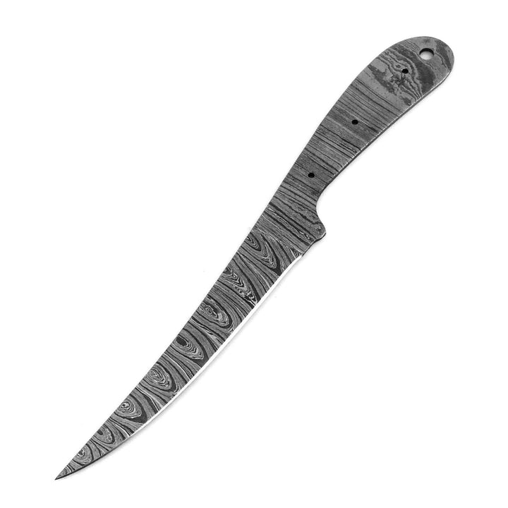 Damast Küchenmesserklinge Handgeschmiedete Damast Rohling Damascus blank blade Klinge 6036EA