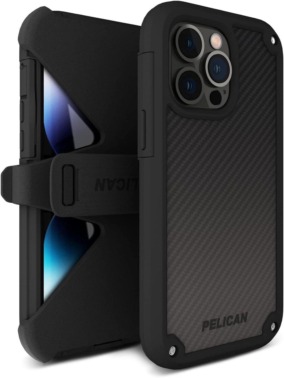 Pelican – Shield Series – Heavy Duty Magnetic Charging Compatible Kevlar Case Cover für Apple iPhone