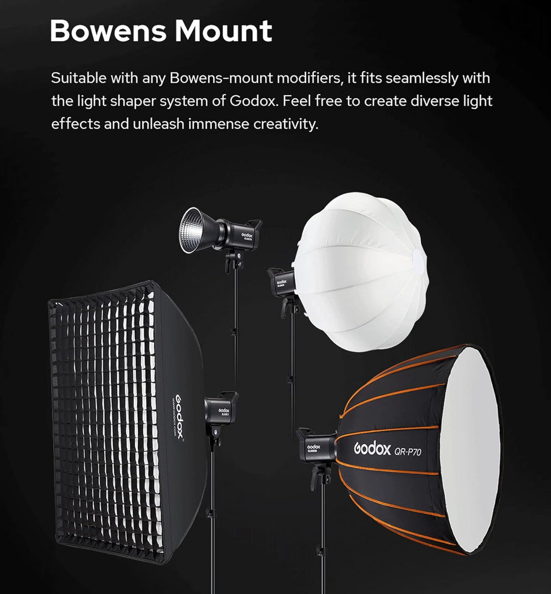Godox SL60IIBi SL60II-Bi LED-Videoleuchte, 2800K-6500K, CRI96 + TLCI97+, eingebaute 11 FX-Effekte, u