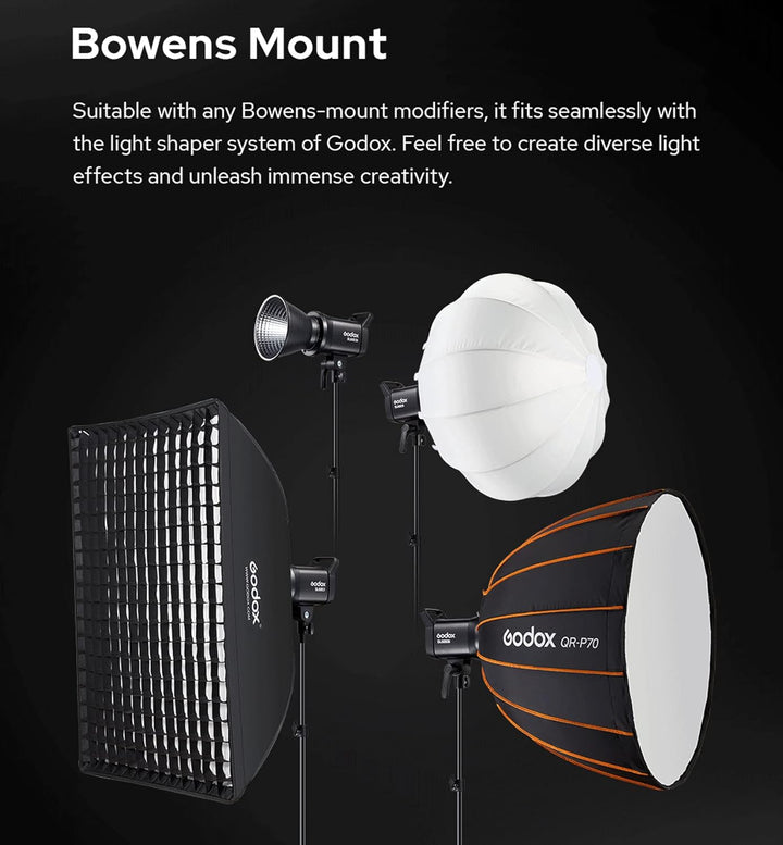 Godox SL60IIBi SL60II-Bi LED-Videoleuchte, 2800K-6500K, CRI96 + TLCI97+, eingebaute 11 FX-Effekte, u