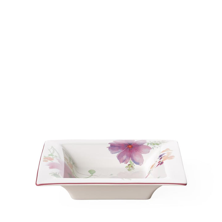 Villeroy und Boch Mariefleur Gifts quadratische Schale, Premium Porzellan, 14 x 14cm Schale quadrati