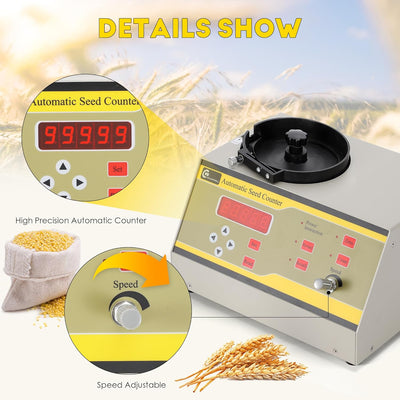 CGOLDENWALL Automatische Seed Counter Einstellbare Dish Counting Maschine für verschiedene Arten von