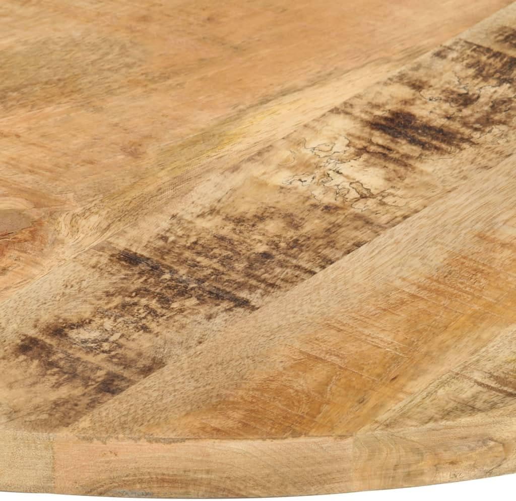 vidaXL Mangoholz Massiv Tischplatte Massivholzplatte Holzplatte Ersatztischplatte Holz Platte für Es