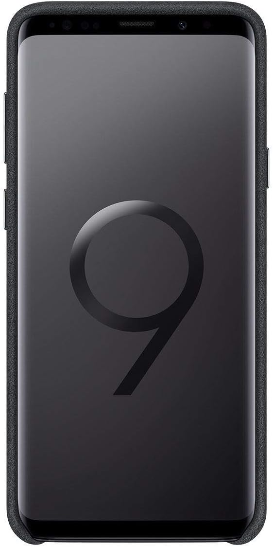Samsung Alcantara Cover (EF-XG965) für das Galaxy S9+, Schwarz