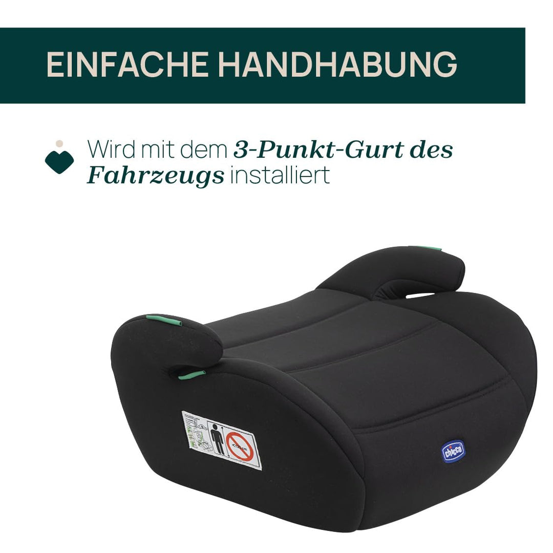 Chicco Quasar i-Size, Kinderautositz 7-12 Jahre (126-150 cm), Gewicht 23-36 kg, Gruppe 3, einfache M