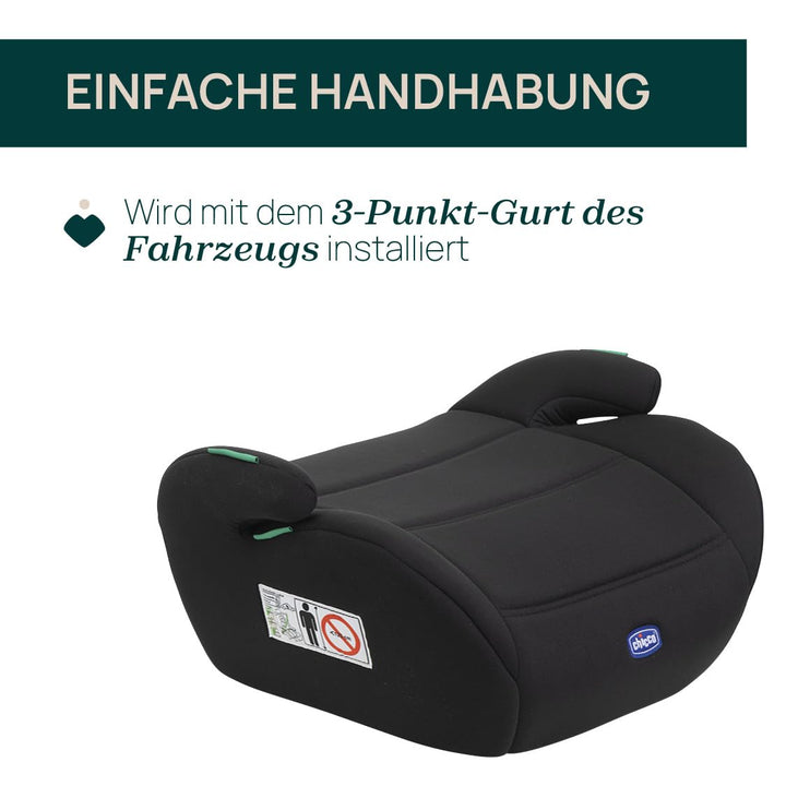 Chicco Quasar i-Size, Kinderautositz 7-12 Jahre (126-150 cm), Gewicht 23-36 kg, Gruppe 3, einfache M