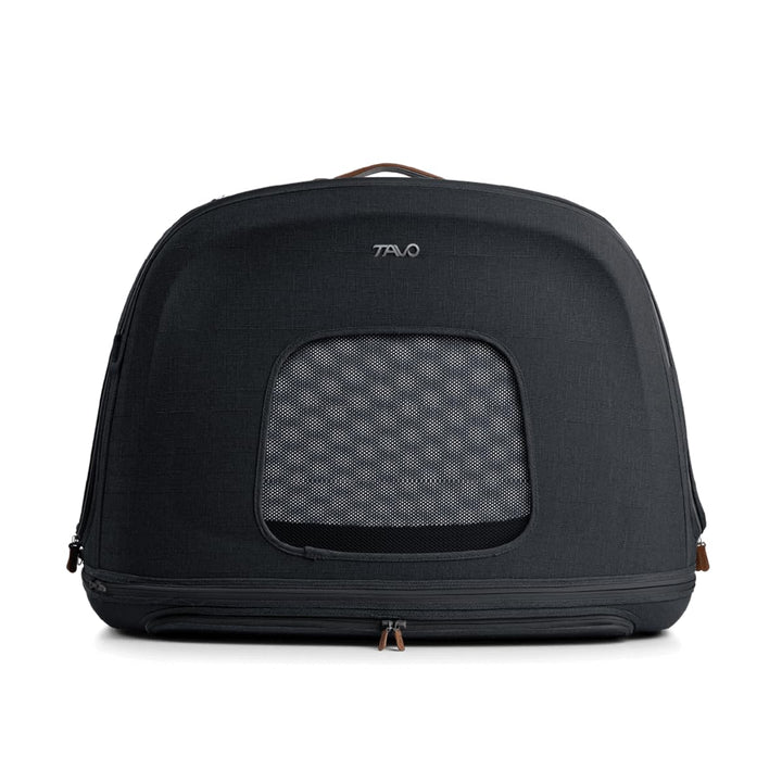 Tavo Crispin Haustier-Transportbox Medium – Crash-getestete Auto-Transportbox für Hunde & Katzen, IS