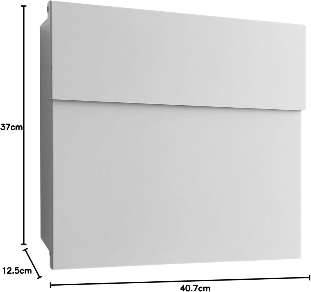 Letterman 4 Briefkasten Radius Design Weiss