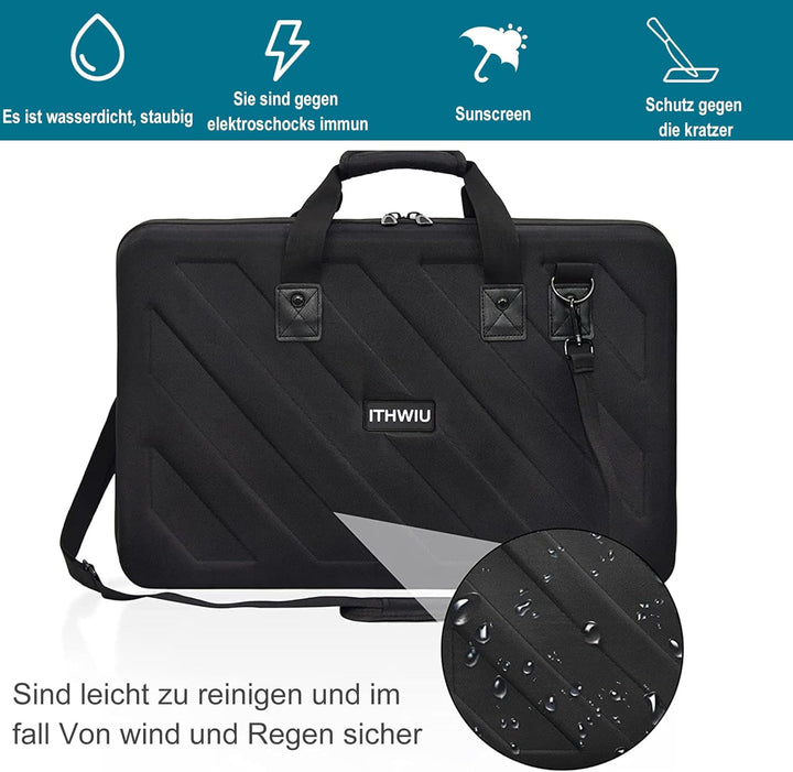 OUUTMEE Hart Reise Tragen Tasche für Pioneer DDJ SR SR2 RR Denon MC4000 Numark NVII Mixtrack Pro 3 N