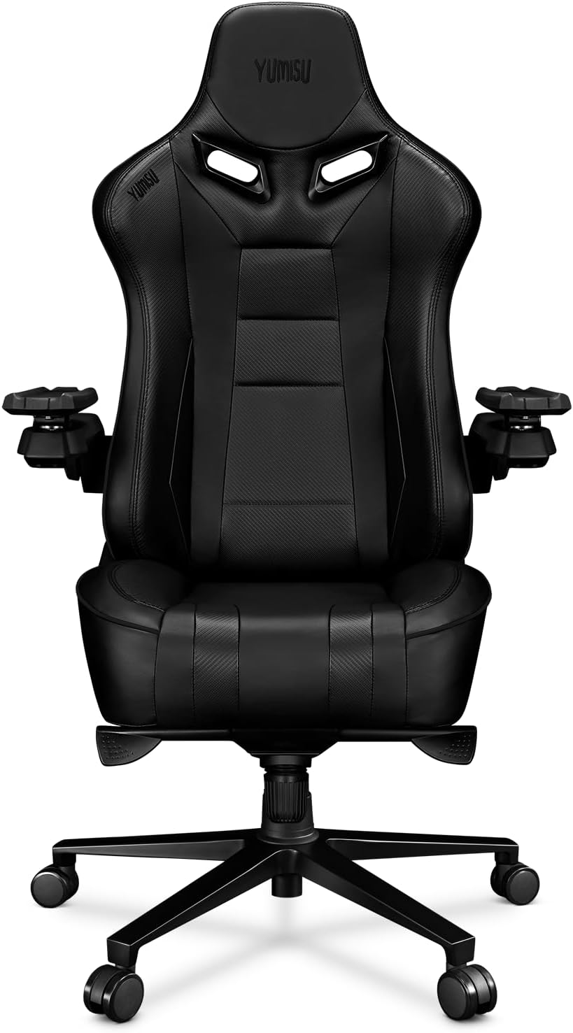 YUMISU Gaming Stuhl 2049 Rückenlehne und Sitz aus Kaltschaum bis 150kg Belastbar - Bürostuhl Schreib
