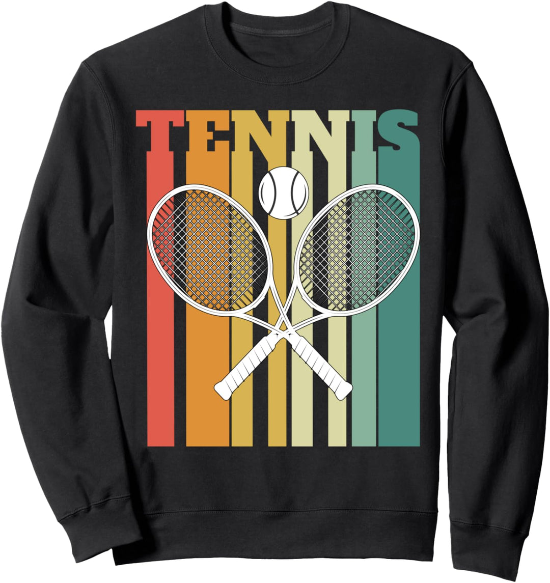 Funny Tennis Player Sports Slogan Design Sweatshirt
