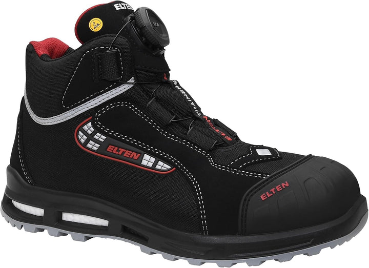 ELTEN Sicherheitsschuhe Sander Xxt Pro Boa Esd S3 Unisex Sicherheitsstiefel 36 EU Schwarz, 36 EU Sch