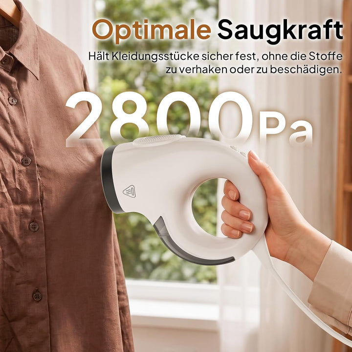 Steamer Dampfglätter mit Saugfunktion, Tragbarer Reisedampfglätter | 2800 Pa Saugleistung, Grosser a