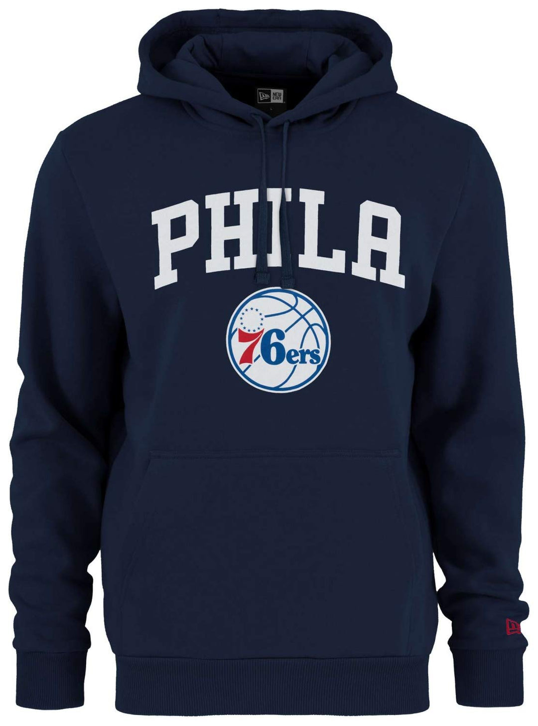 New Era - NBA Philadelphia 76ers Team Logo Hoodie - Blau, Blau