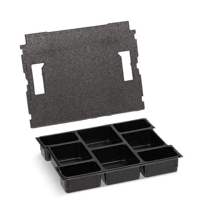 L-BOXX Sortimo Einsatz 8fach mit Deckelpolster für L-Boxx 102 - NICHT GEEIGNET FÜR NEUES MODELL G4 8