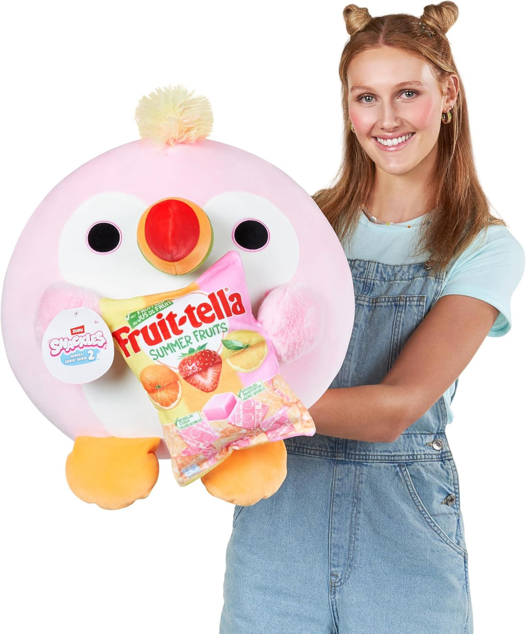 Snackles Serie 2 40 cm Snackle (Sally) von ZURU Kuschelig-weiches, beruhigendes, 40 cm grosses Plüsc