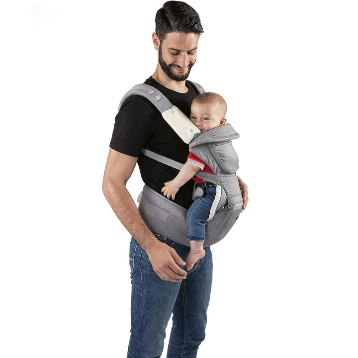 Chicco Babytrage Hip Seat, 3-in-1 ergonomische und multifunktionale Babytrage mit abnehmbaren und se