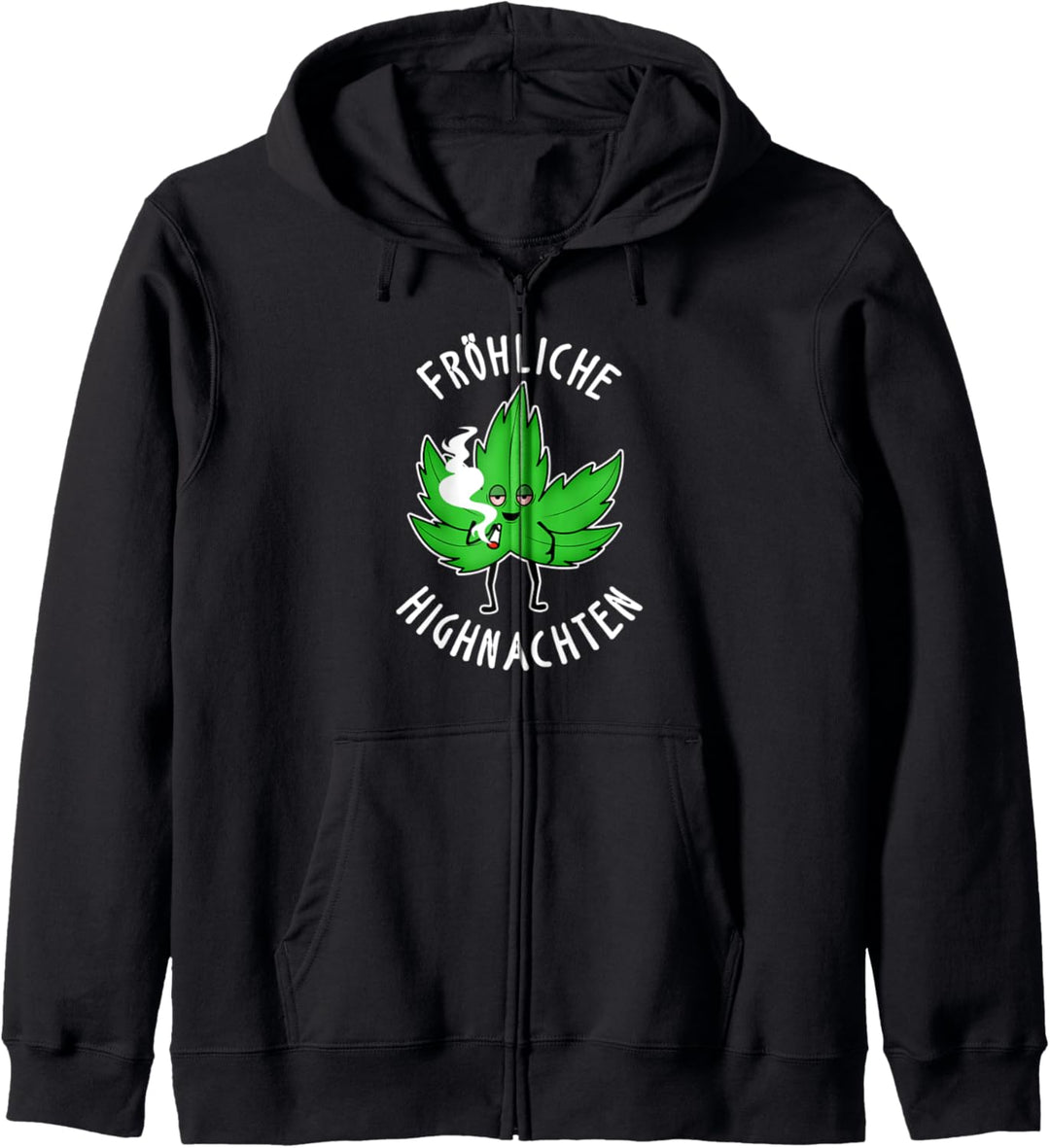 Frohe Highnachten Kapuzenjacke