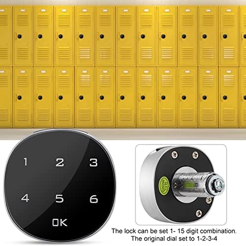 Elektronisches Schrankschloss, Zahlenschloss Schrank Elektronisch Spindschloss Code Briefkastenschlo