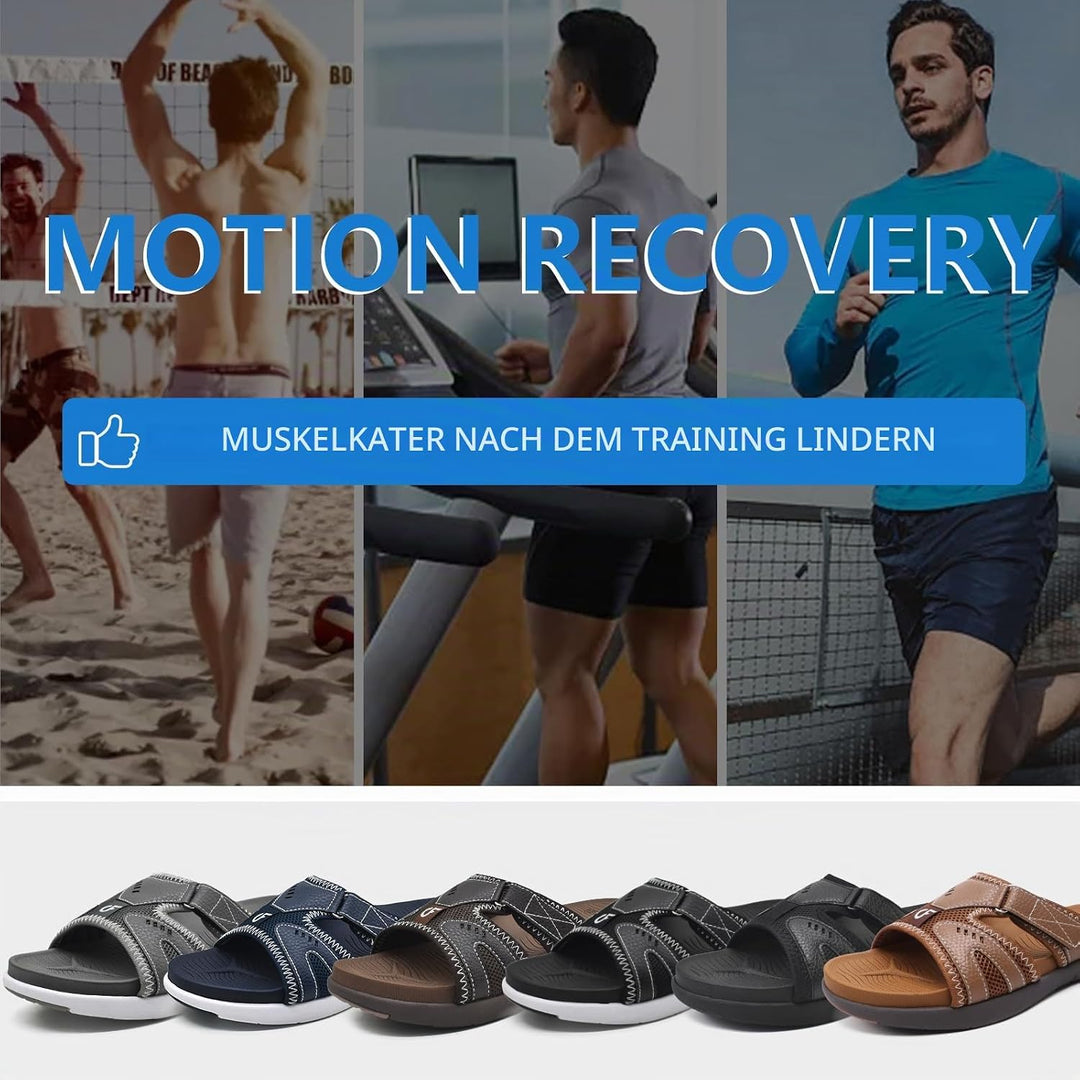 COFACE Herren Sport Recovery Sandalen Plantar Fasciitis weiche Polsterung leichtes Gewicht Bogen Unt
