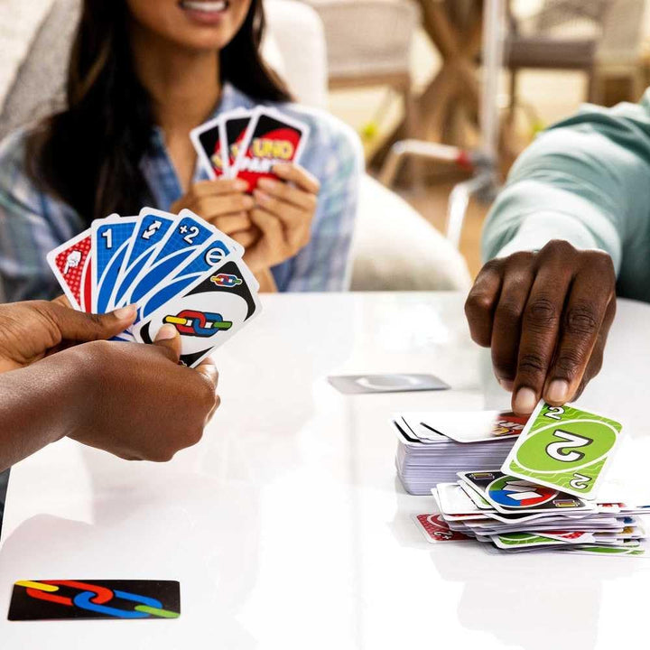 UNO Party - Spannendes Kartenspiel für grosse Gruppen, 6-16 Spieler, Neue Regeln &amp; schnelles Spielve