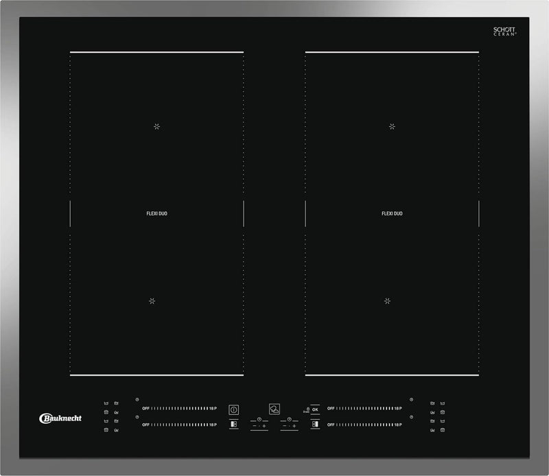 Bauknecht Induktions-Kochfeld BS 4160C FT/Flexi Space/Booster/Direct Access-Touch Control/Schmelzfun