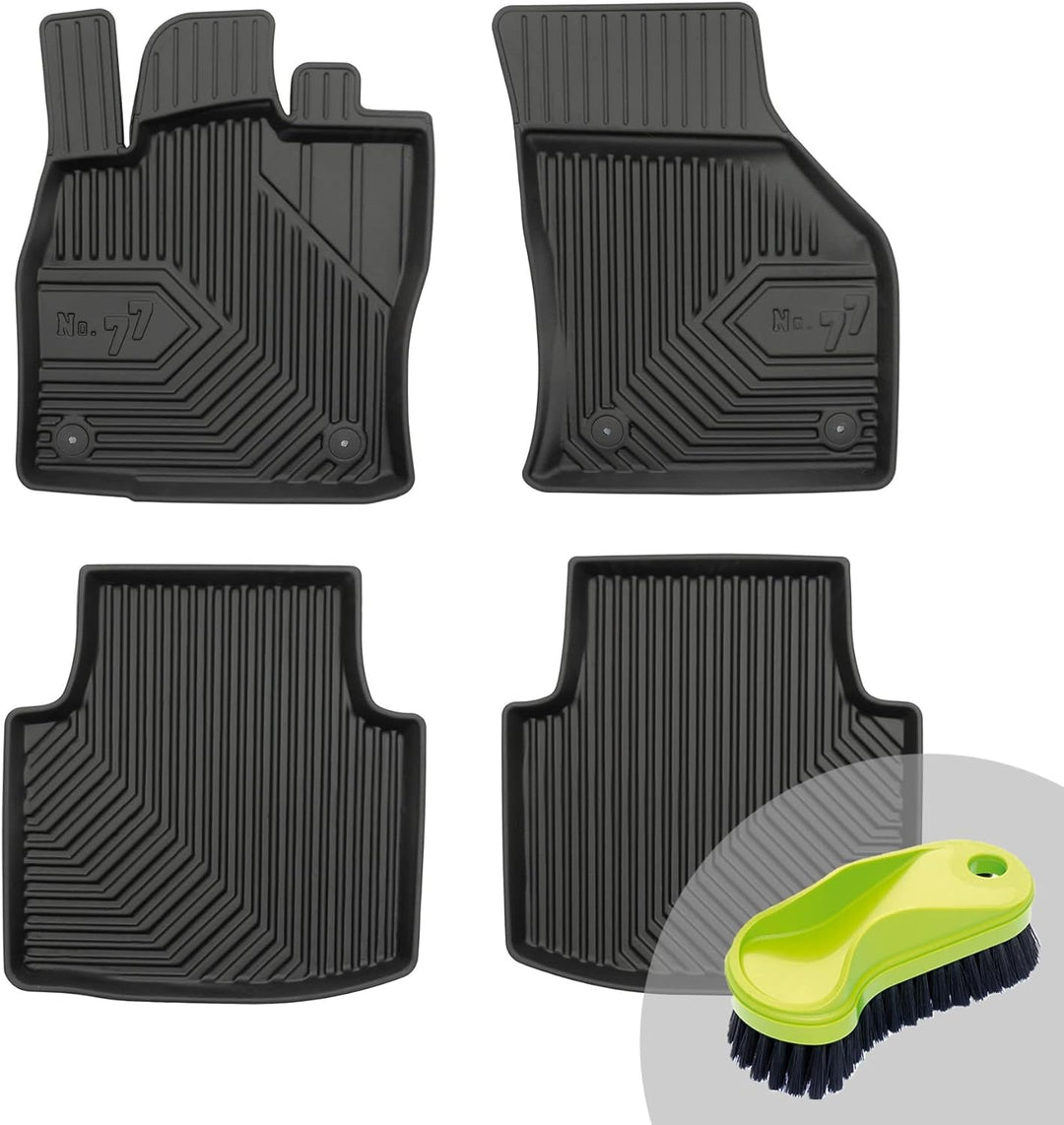FROGUM No.77 Gummimatten Ganzjahresset von Auto Fussmatten Autofussmatten für Skoda Superb III ab 20