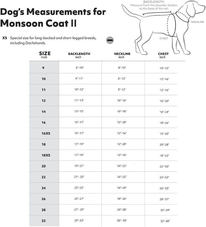 Hurtta Monsoon Hunde-Regenmantel, BlackBerry, 20,3 cm Brombeere 8 in, Brombeere 8 in