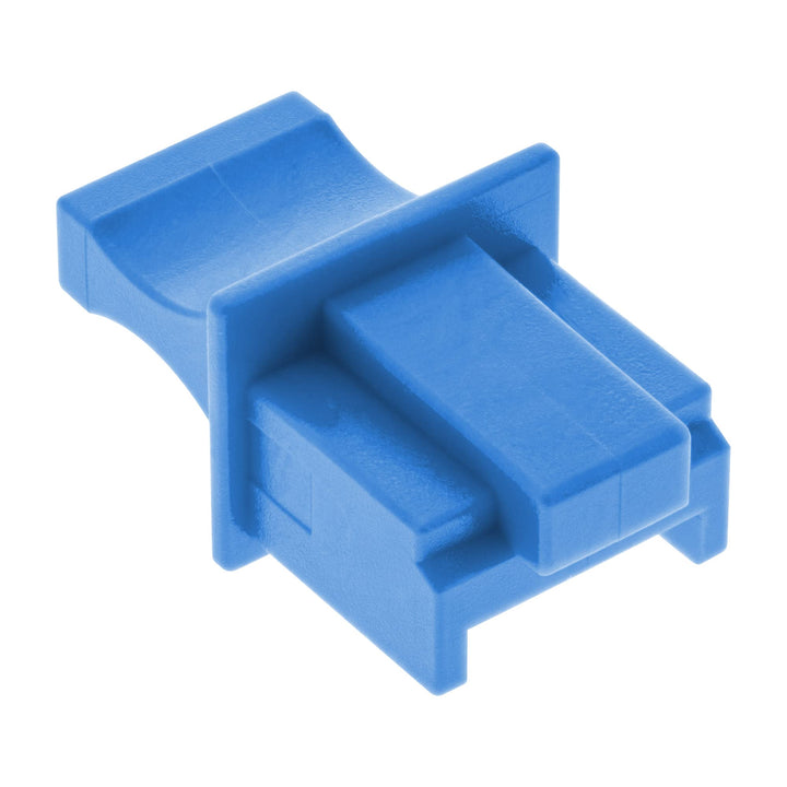 InLine 59942D 100er Pack Staubschutz, für RJ45 Buchse, blau