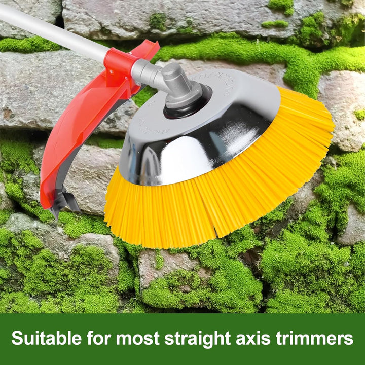 XTDMJ Unkrautbürste Nylonbürste, 200 mm x 25,4 mm Nylon UnkrautbüRstenkopf, Nylon Rasenmäher Bürste