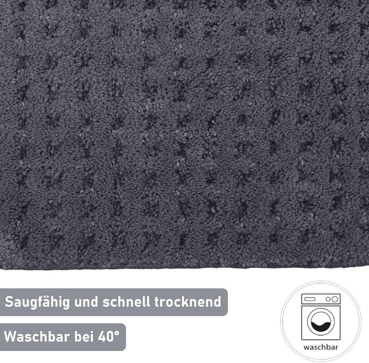 PANA Flauschiger Badvorleger in versch. Farben und Grössen • Badteppich aus weichen Mikrofasern • ru