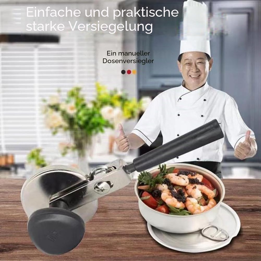 Dosenversiegelungsmaschine, manuelle Dosenversiegelung, Maschine zum Versiegeln von Dosen, leere Dos