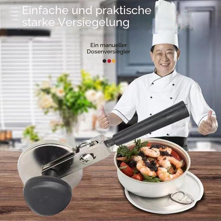 Dosenversiegelungsmaschine, manuelle Dosenversiegelung, Maschine zum Versiegeln von Dosen, leere Dos