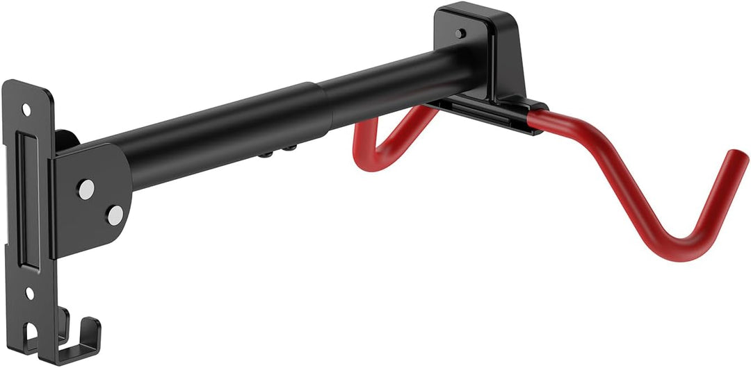 Maclean Wand-Fahrradhalter | aus Stahl, verstellbar | Tragkraft bis zu 30 kg (4 Stück) | Verstellbar