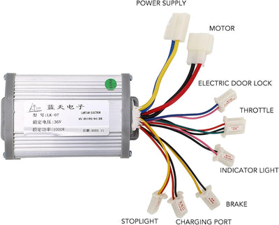 Alomejor 36V 1000W Motorsteuerung Gaspedal-Kit für Elektrofahrrad-Modifikationskit