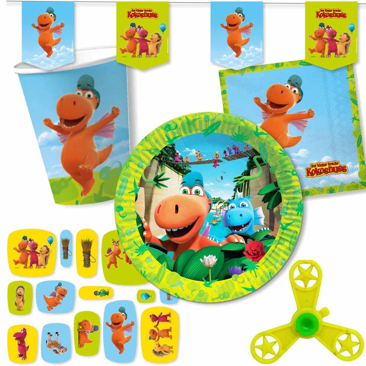 Drache Kokosnuss Partyset mit Mitgebsel // * DRACHE KOKOSNUSS * Dekoration