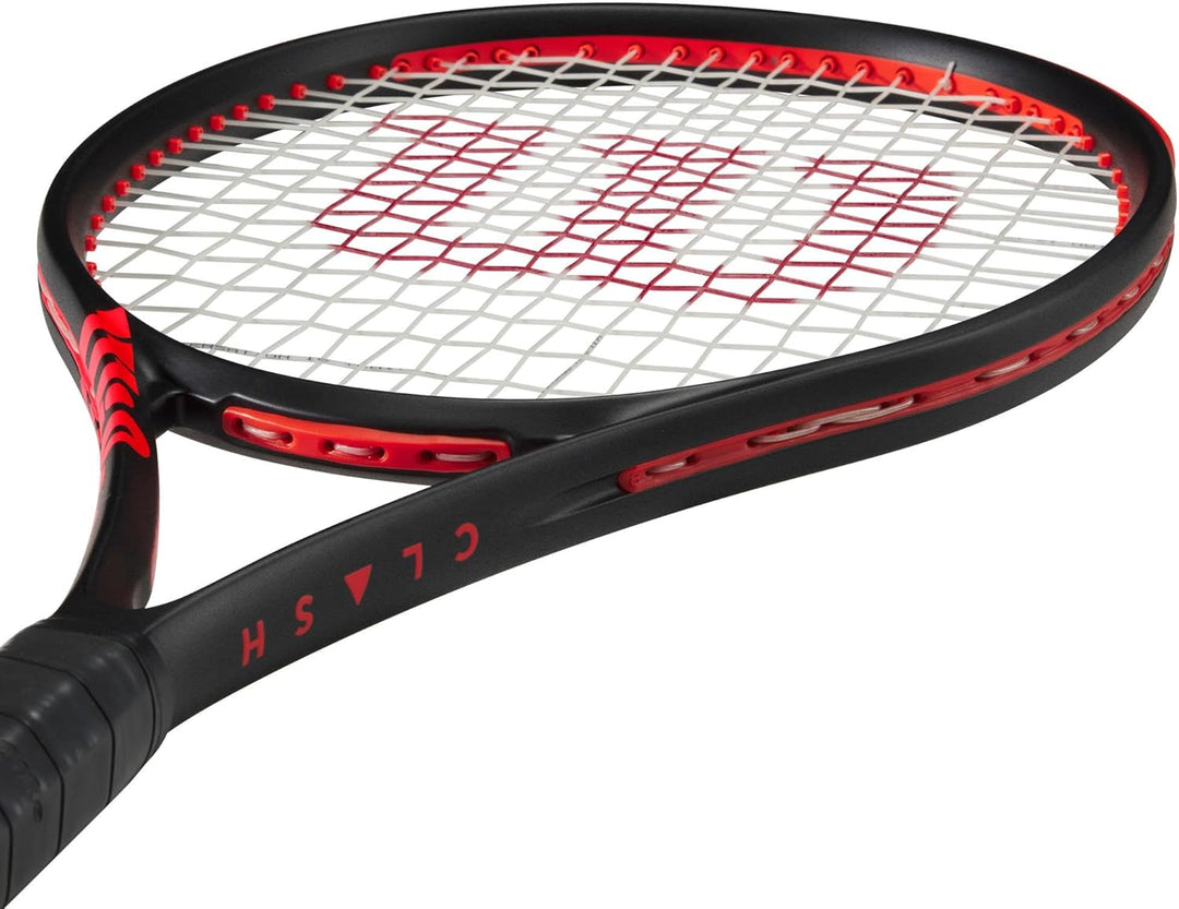 Wilson Clash Team 103 V3 Tennis Racket 4-1/4" (2) Schwarz, 4-1/4" (2) Schwarz