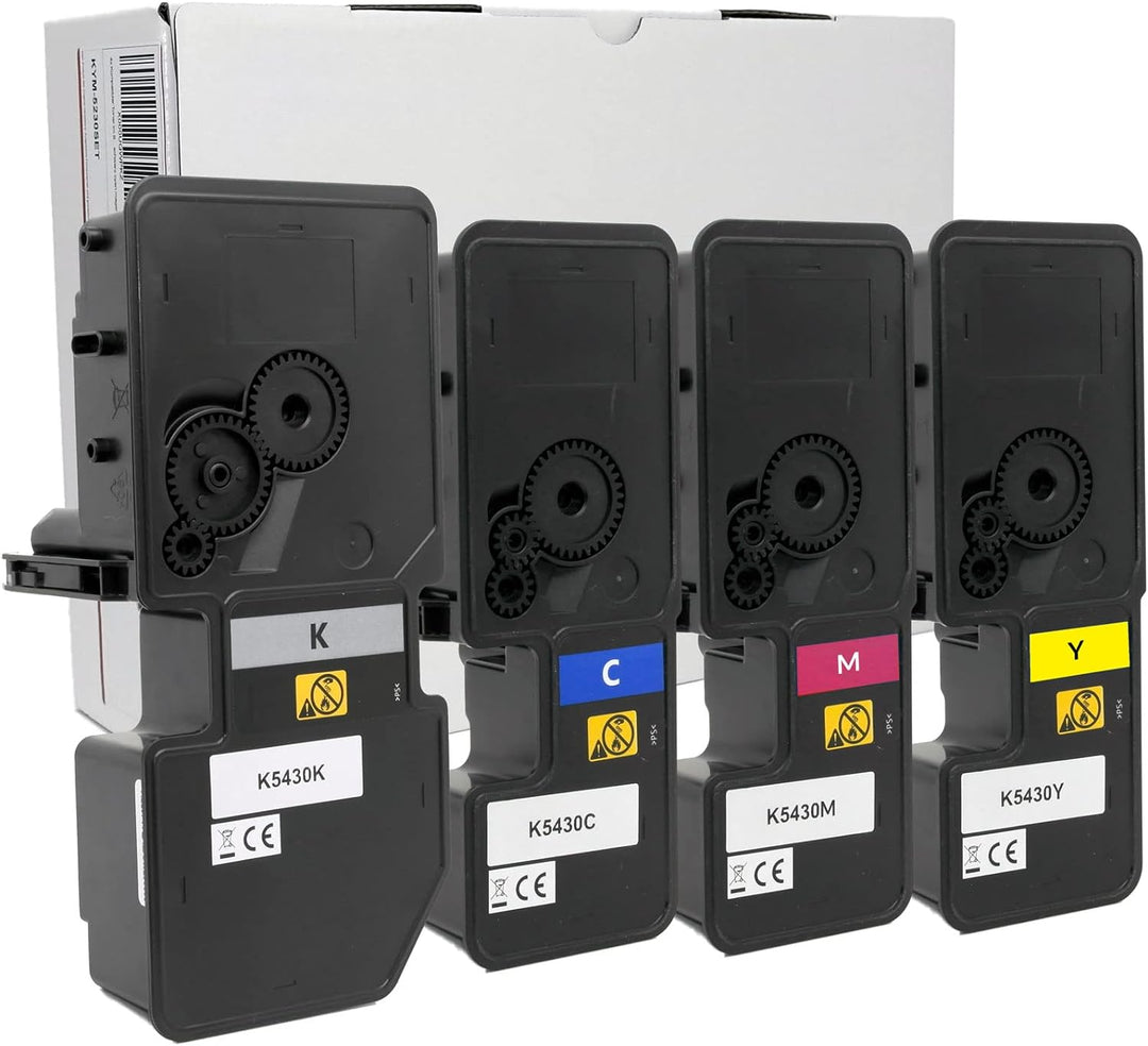 OBV 4X Toner kompatibel mit Kyocera TK-5430 / TK5430 für ECOSYS MA2100cfx MA2100cwfx PA2100cwx PA210