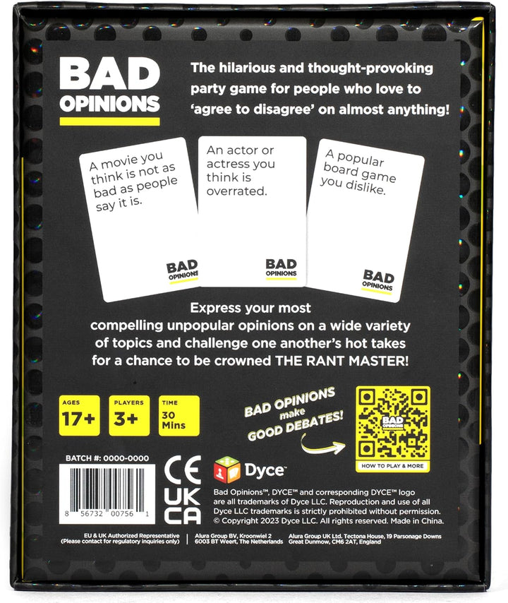 The Hilarious Adult Card Game of Hot Takes &amp; Sizzling Debates - Perfect for Fun Parties and Board Ga