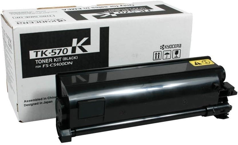 Kyocera TK-570K Original Toner-Kartusche Schwarz 1T02HG0EU0. Kompatibel für ECOSYS P7035cdn, FS-C540