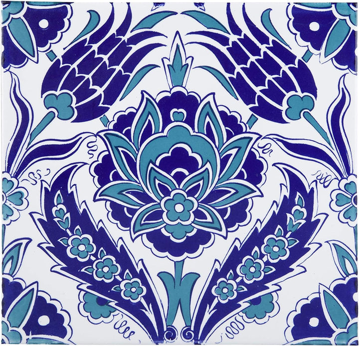 Cerames Timur - Keramische Wandfliesen für Bad und Küche im Mosaikstil - 1 Packung mit 12 dekorative