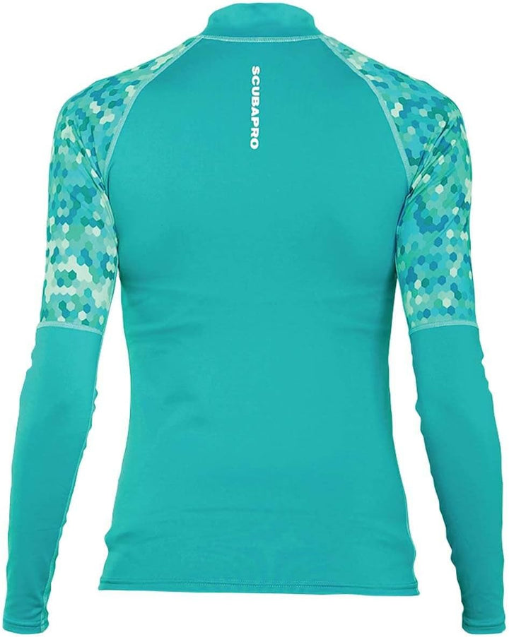 SCUBAPRO Damen UPF 50 Rash Guard, Long Sleeve, Women Rashguard