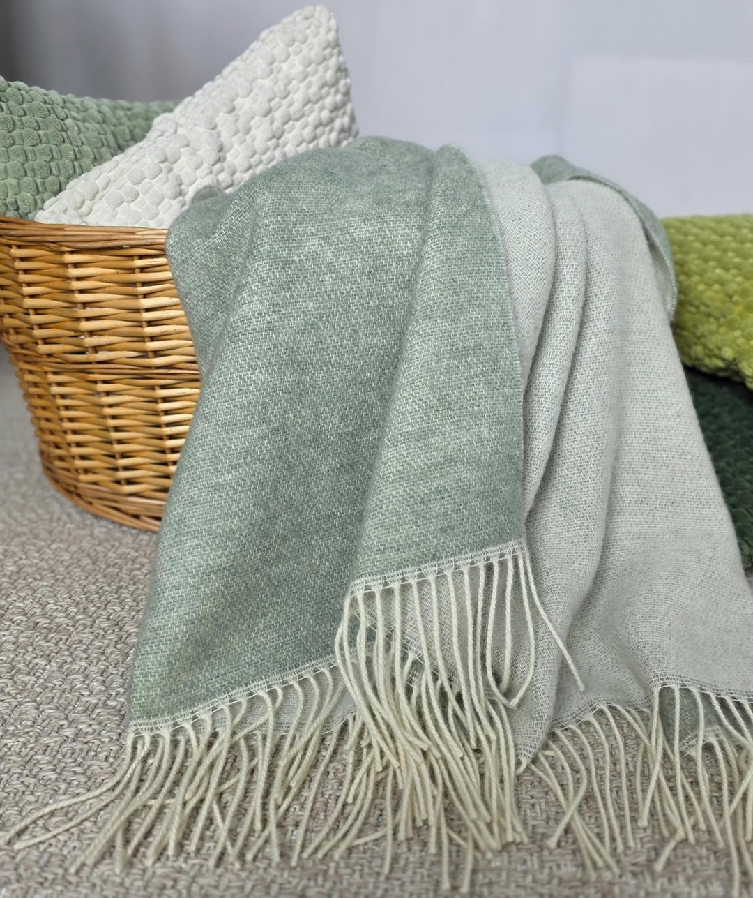 Wolldecke 100% Schurwolle Wohndecke in versch. Farben 140 x 200 cm Tagesdecke Schurwolldecke Woll-Pl
