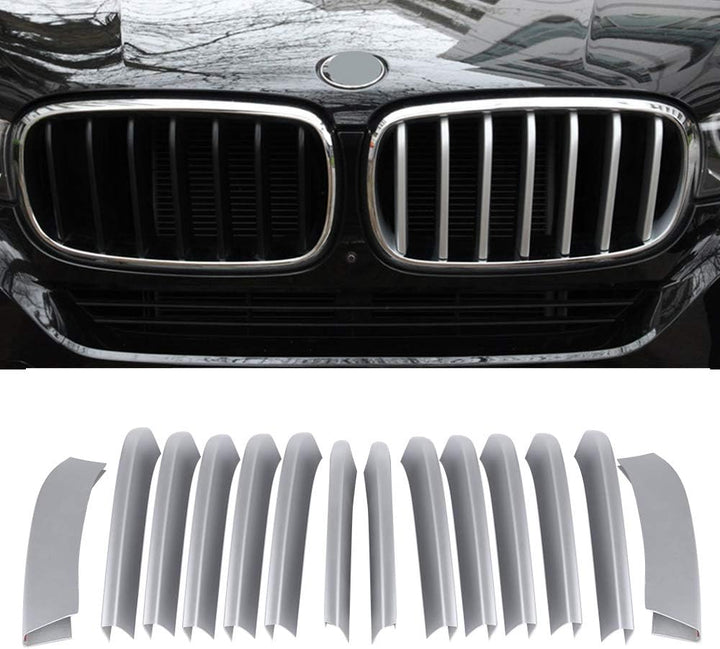 Auto Kühlergrill Abdeckung Trim, 14PCS Auto Kühlergrill Abdeckung Trim Aufkleber Zubehör Ersatz für