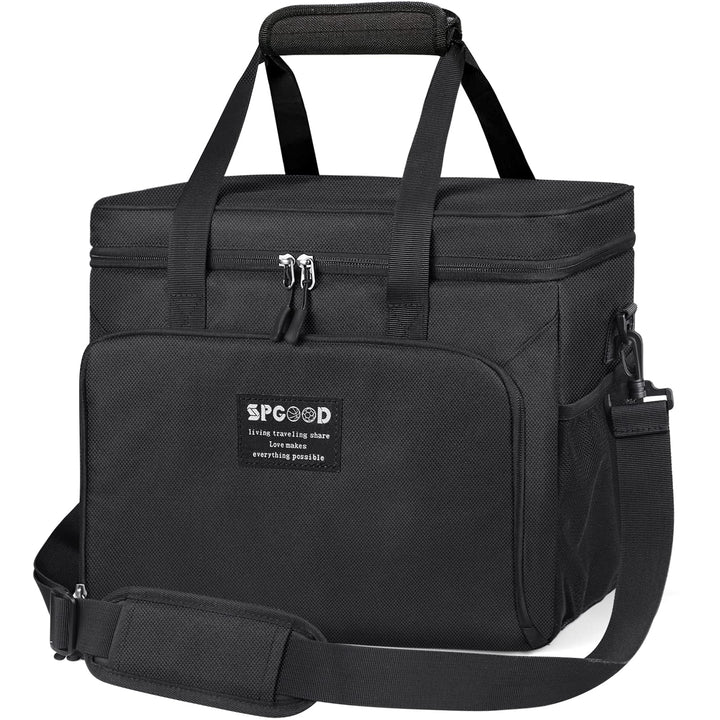 SPGOOD Kühltasche 20L/30L/40L Thermotasche Picknicktasche Gross Isoliert Faltbar Gefriertasche Warmh