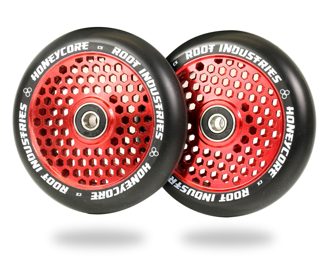 Root Unisex – Erwachsene Honeycore Scooter-Räder, Rot, 110mm Rot 110mm, Rot 110mm